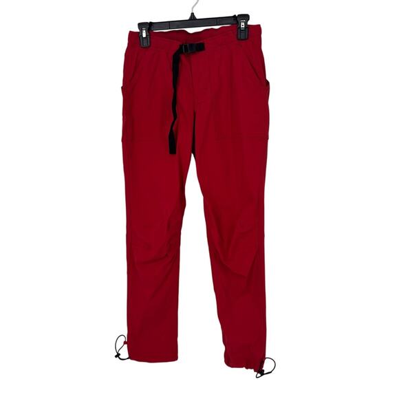 Topo Designs Pants - Topo Designs nylon pants women’s size medium red hike camp outdoor track